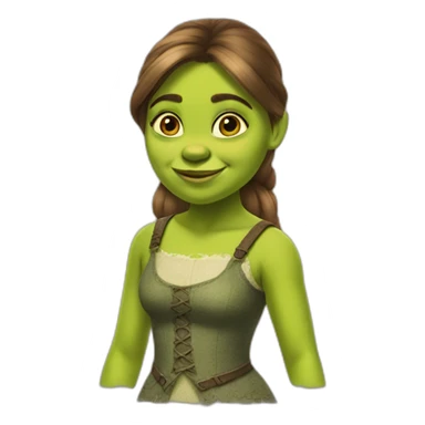 Shrek girl sticker