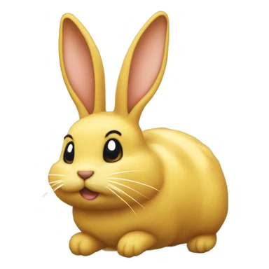 Yellow bun hits brick wall ￼￼ sticker