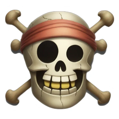 one piece jolly roger sticker
