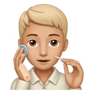 bisturi e orelha sticker