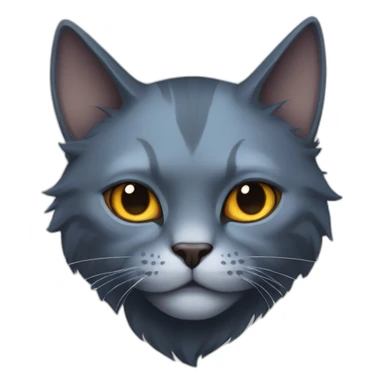 hades cat sticker