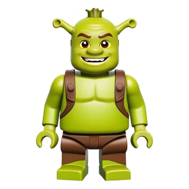Lego shrek sticker