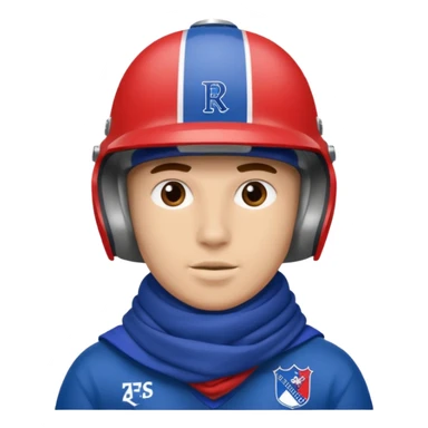 Glasgow Eangers football head and scarf head sticker