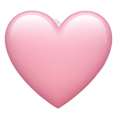 Light pink heart sticker