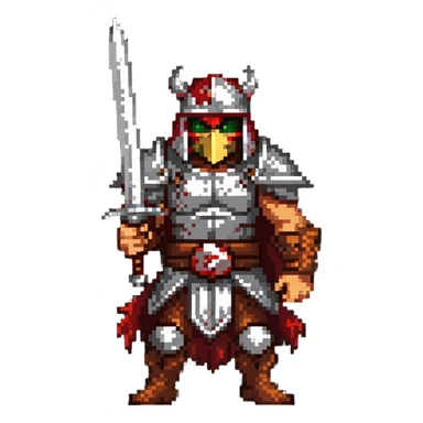 Guts from Berserk manga, berserker armor, wielding Dragon Slayer sword, scar on face sticker