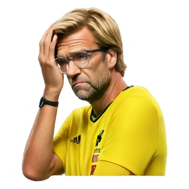 Klopp facepalm sticker