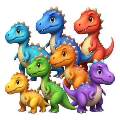 Dinosaurs feel bad sticker