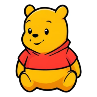 Winnie the Pooh sticker