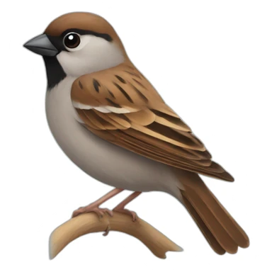A sparrow  sticker