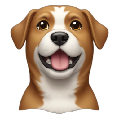 dog abdomen sticker