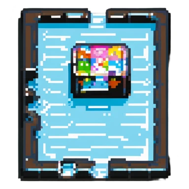 swimming pool with inflatable float sticker