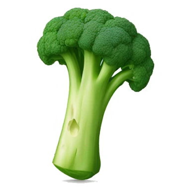 Knife chopping broccoli  sticker