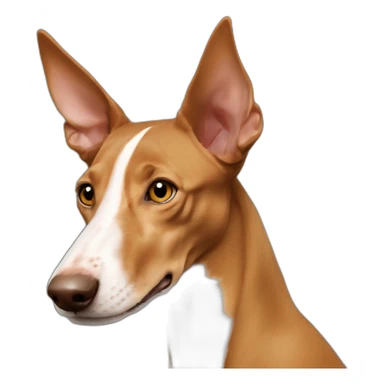 podenco andaluz brown sticker