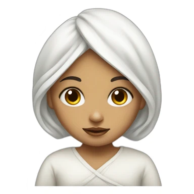 girl with khinkali head sticker