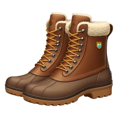 winter shoes sticker