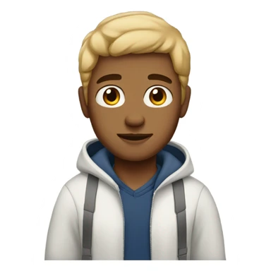 light skin guy with gap sticker