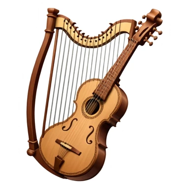 Lyre sticker