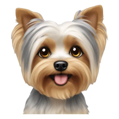 Yorkie Maltese mix dog sticker