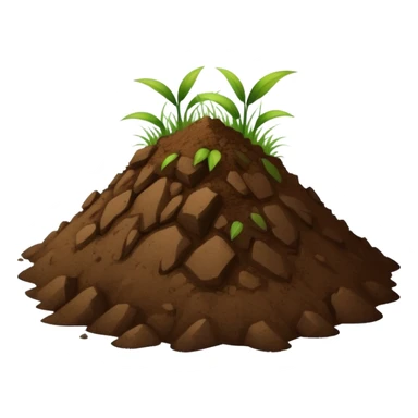 Dirt and grass sticker