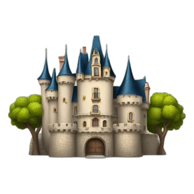 chateau disney sticker