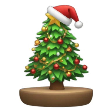 Rocking around the Christmas tree sticker