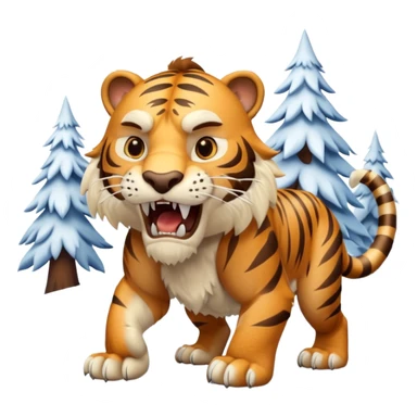 a Saber-toothed tiger Ice Age sticker