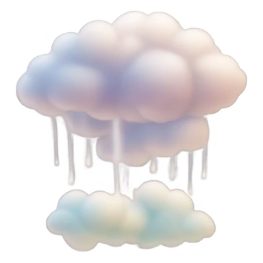 faded in the clouds sticker