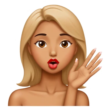 Sending kisses sticker