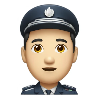 korea immigration officer sticker