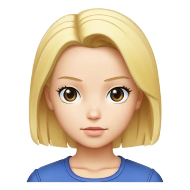 android 18 dragonball z sticker
