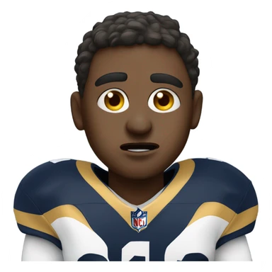 Rams fan crying sticker