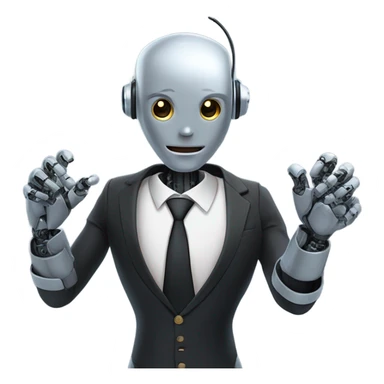 Robot politician  sticker