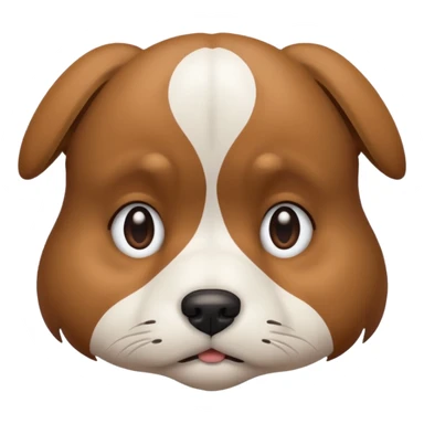 dog showing Sadness - feeling of sorrow or unhappiness sticker