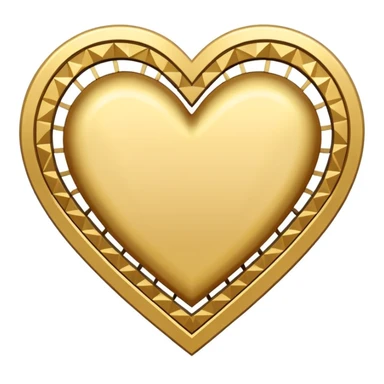 art deco themed heart sticker