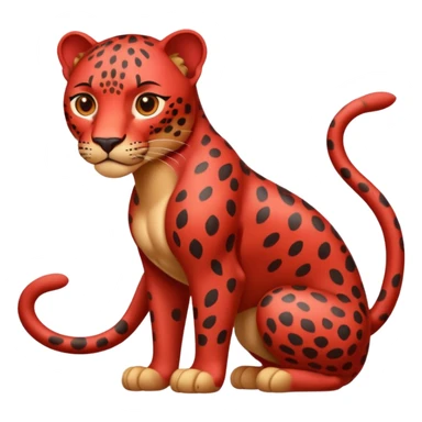 red leopard sticker