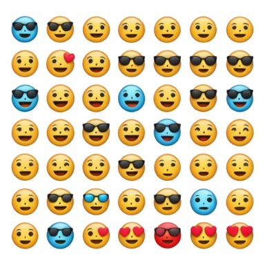 Asthetic emojis de iPhone  sticker