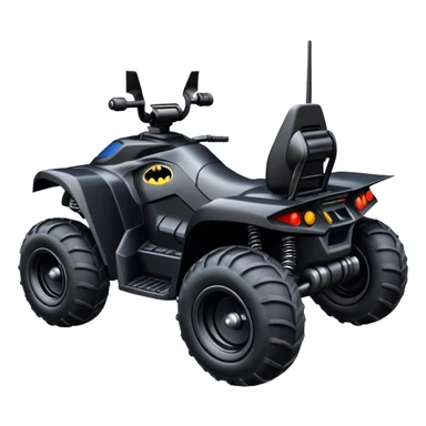 batmobile atv quad sticker