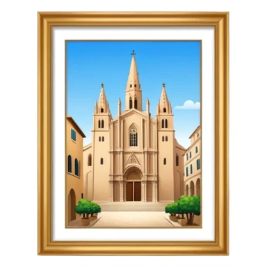 Mallorca cathedral sticker