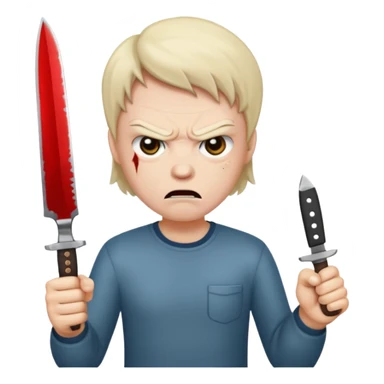 😒🔪🙄 sticker