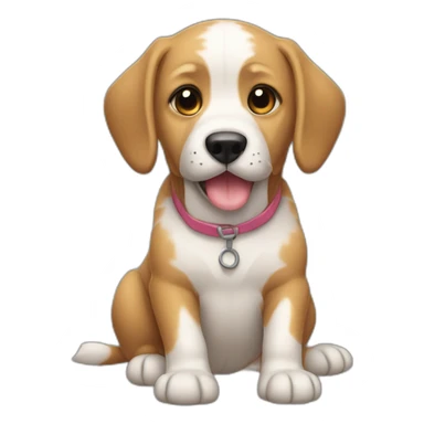 Chien à trois queues sticker