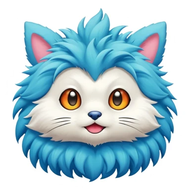 Cartoonic Cute Funny Silly Childish Anime Fakémon-Fantasy-creature sticker