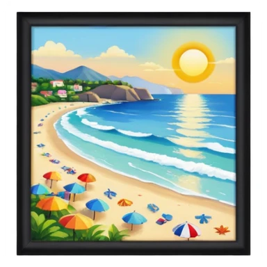 thumbnail picture mac os, painting on wall, beach sticker