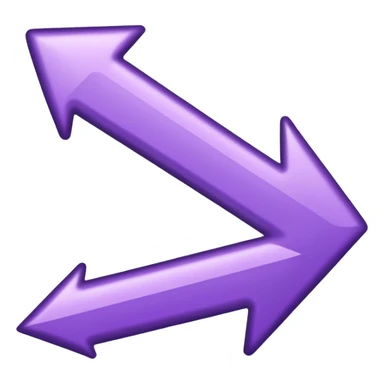 seta para direita roxa sticker