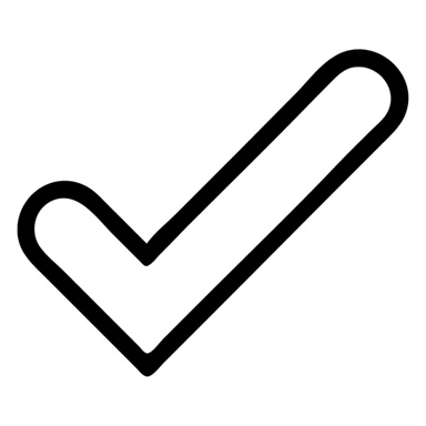 check mark symbol sticker