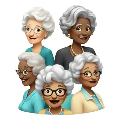 old ladies sticker