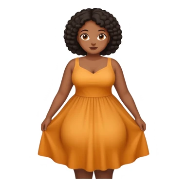 A black girl with a fat asss sticker