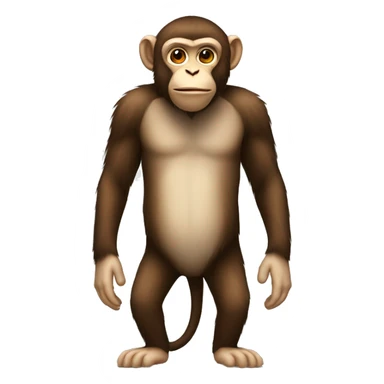 Tall medium and short monkey sticker