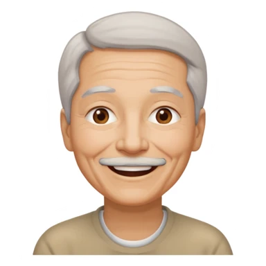 make a character looks like 67 smiling with eyes and mouth sticker