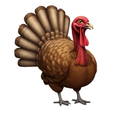 Realistic Turkey  sticker