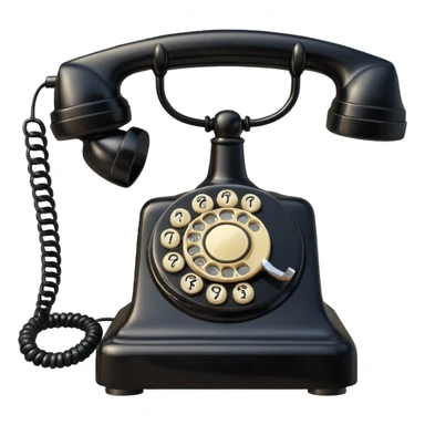 classic telephone sticker